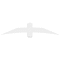 Ekena Millwork Bellingham Architectural Grade PVC Gable Bracket, 72"W x 15"H x 6"D x 6"F, 5/12 Pitch GBP072X15X0606BEL00 - alternate 5